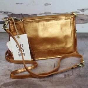 HOBO CADENCE Leather Crossbody Bag Penny Copper